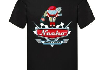 Camiseta para aficionado a los coches con 2 hijos