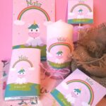 Kit de bautizo tematica unicornios